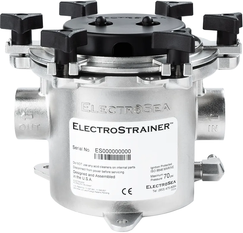 ElectroStrainer ES-125 rotated by ElectroSea
