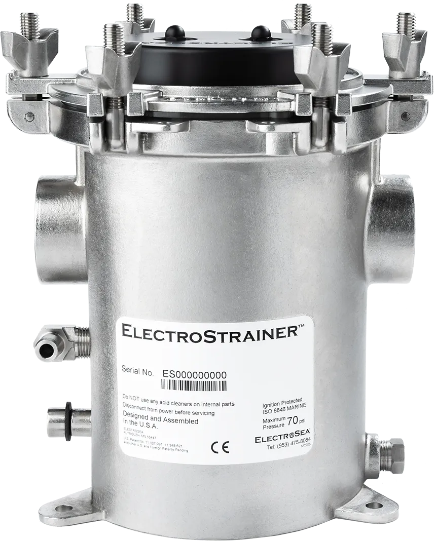 ElectroStrainer ES-150-PS rotated by ElectroSea