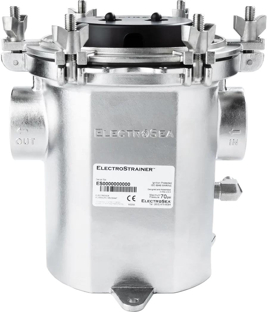 ElectroStrainer ES-200-PS rotated by ElectroSea