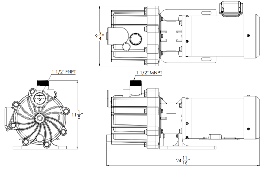 SeaStrong ST-1555 line drawing