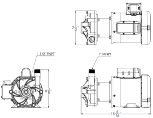 SeaStrong SW-1500 line drawing