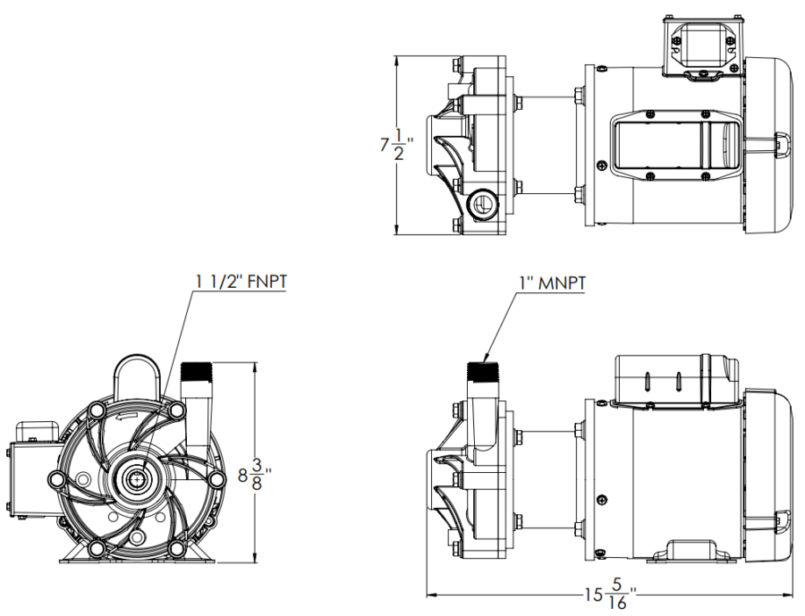 SeaStrong SW-1500 line drawing