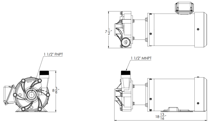 SeaStrong SW-1525 line drawing