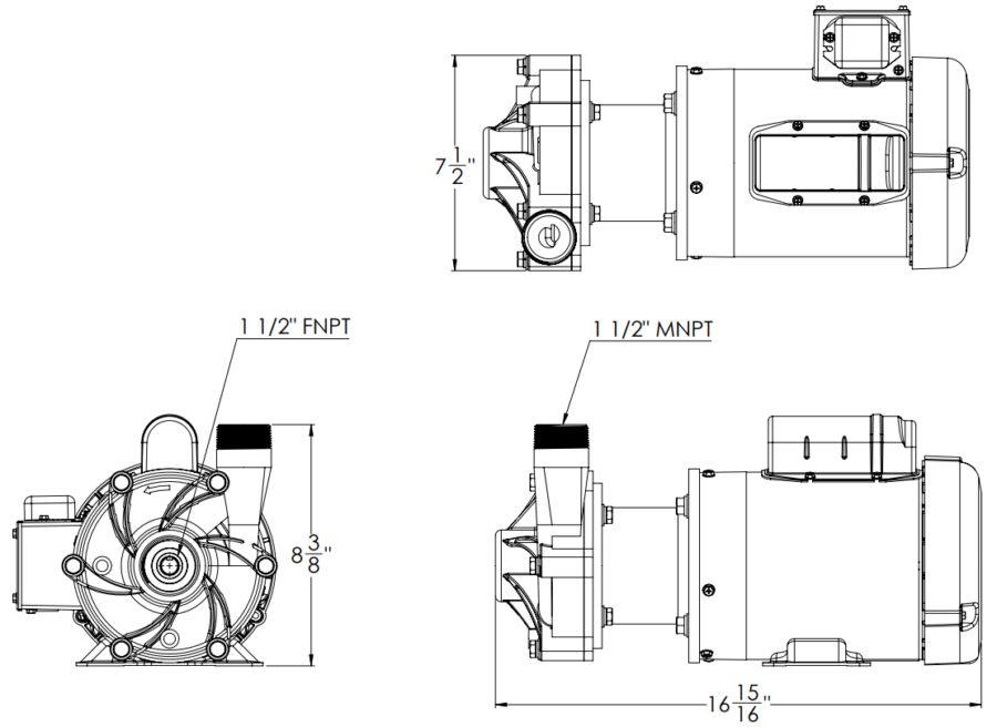 SeaStrong SW-1530 line drawing