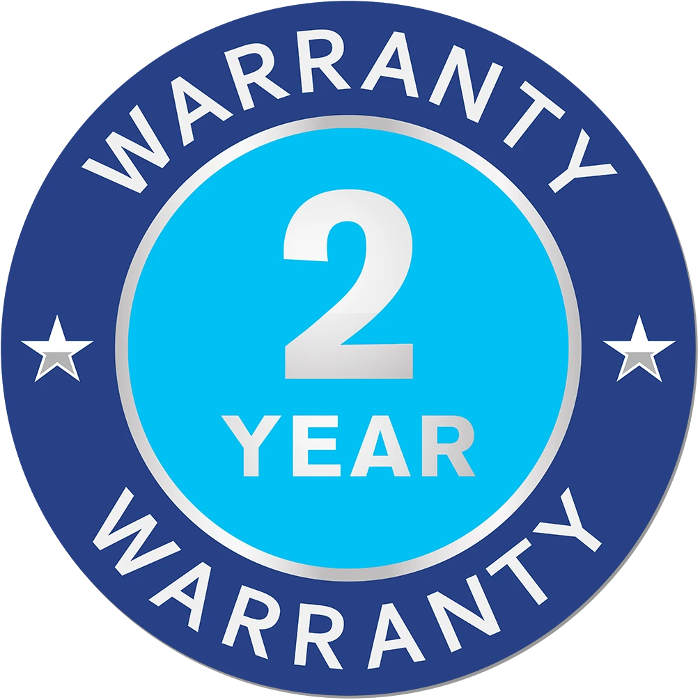 2-Year Warranty