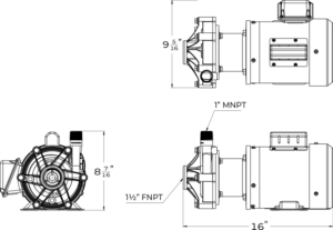 SeaStrong Silver Bullet SB-062 Series line drawings