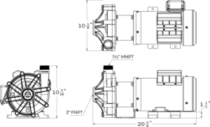 SeaStrong Silver Bullet SB-137 Series line drawings