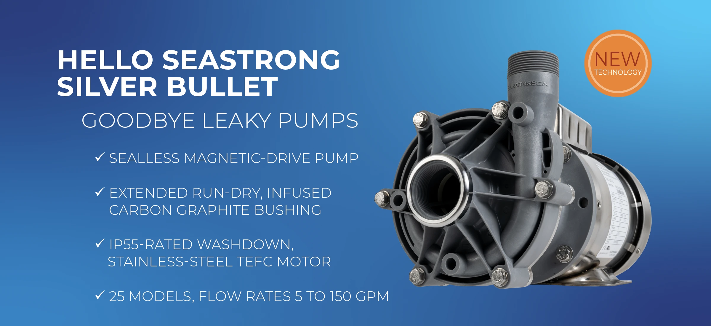 Hello SeaStrong Silver Bullet - Goodbye Leaky Pumps