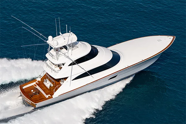 Viking Yachts 90C running
