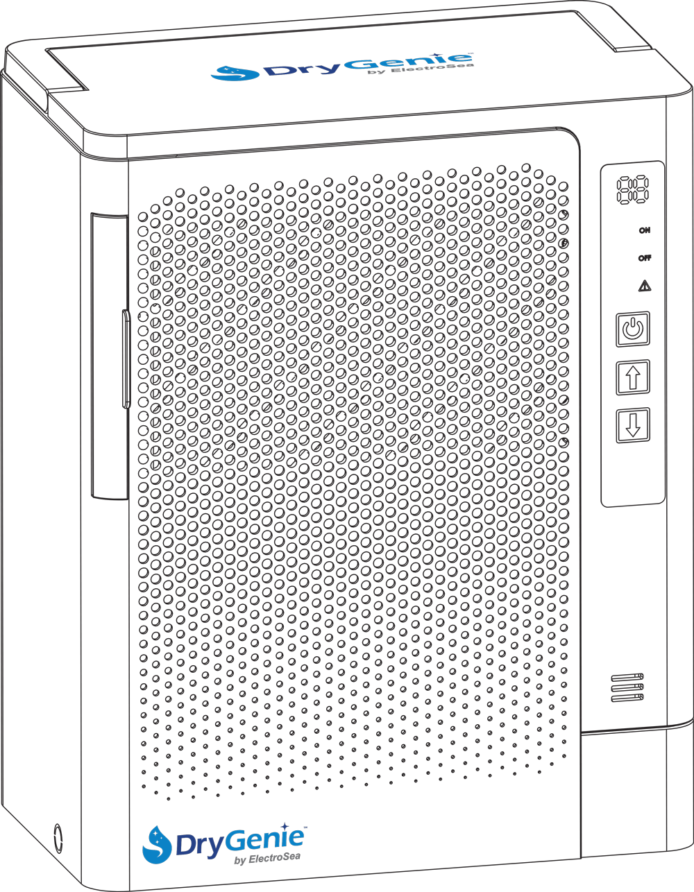 DryGenie marine dehumidifier line drawing