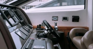 interior boat helm